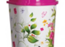 İtmeli Desenli Çöp Kovası No:2