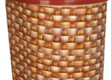 İtmeli Desenli Çöp Kovası No:3